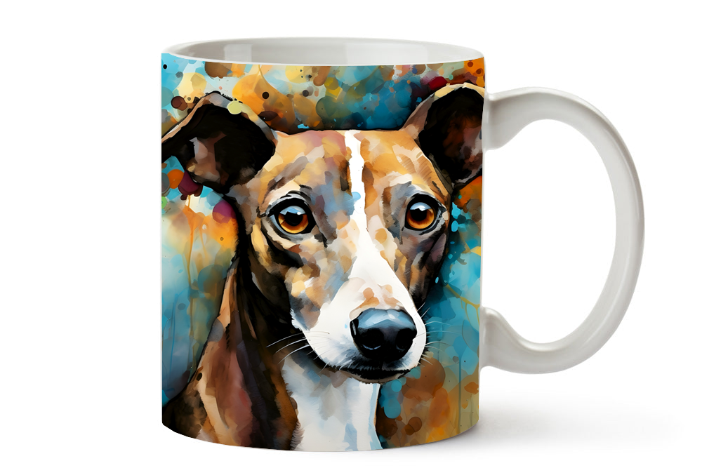 11-oz & 15-oz Mug - Whippet Dog ~ Watercolor 9-Suzzel