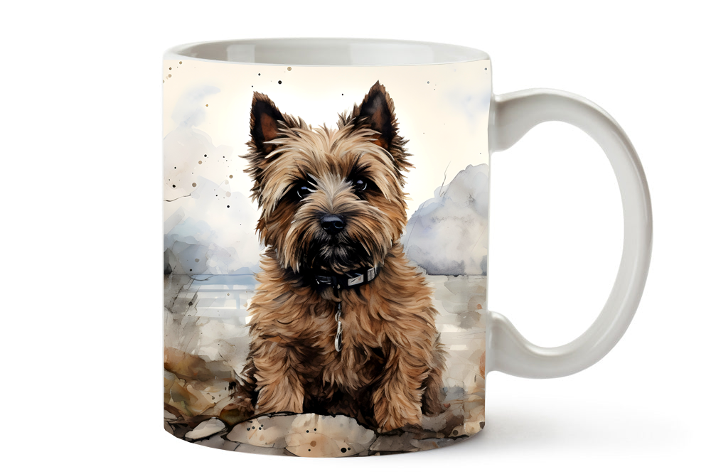 11-oz & 15-oz Mug ~ Carin Dog ~ Watercolor 2-Suzzel