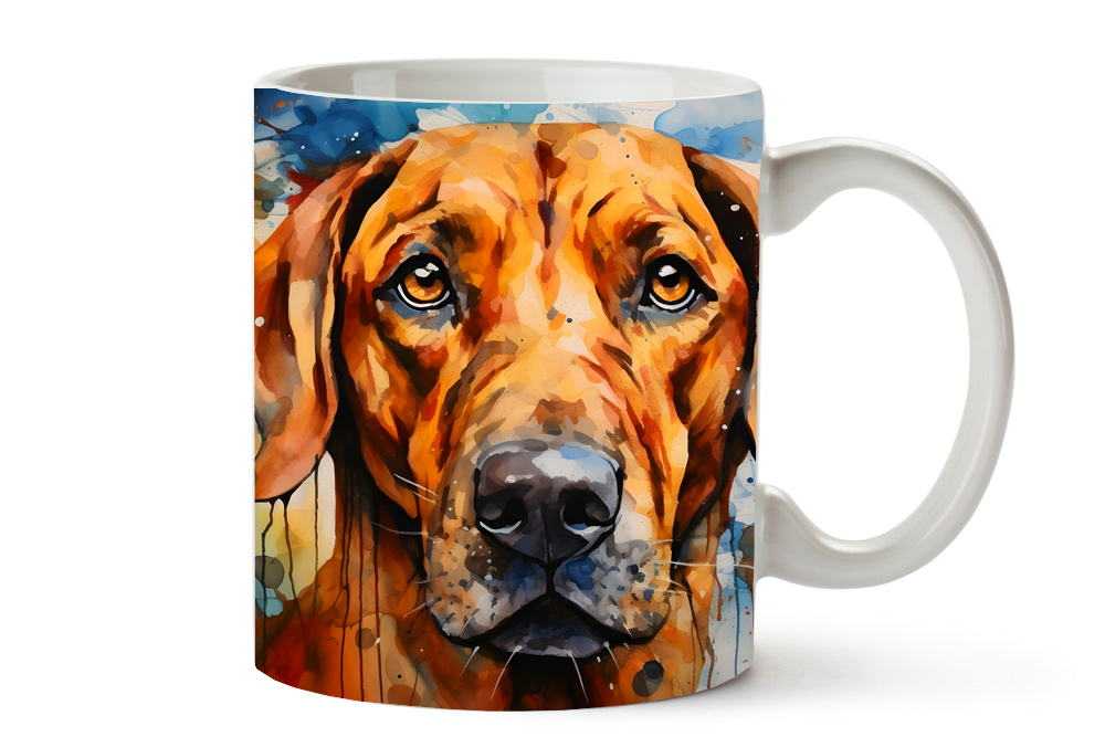 11-oz & 15-oz Mug ~ Ridgeback Dog ~ Watercolor 8-Suzzel